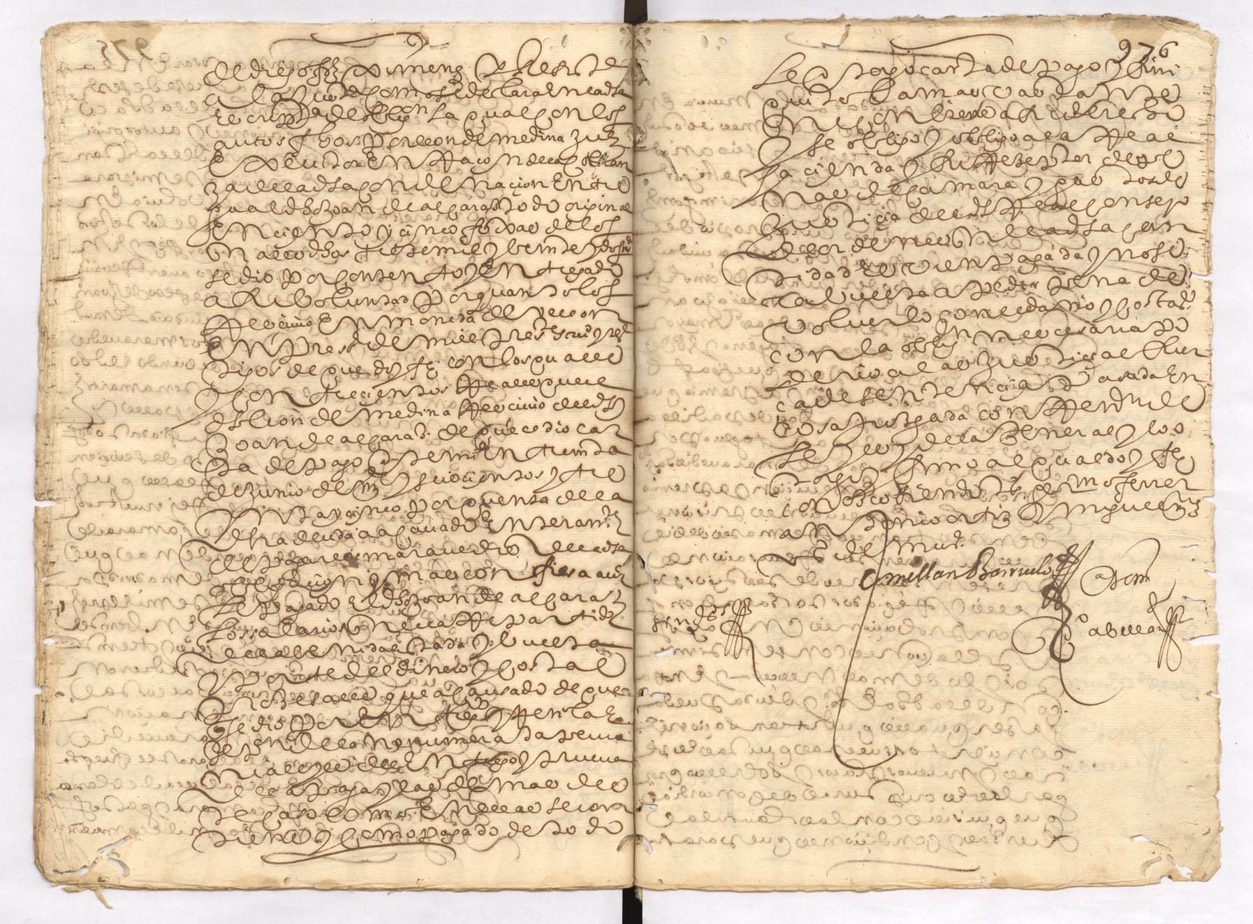 Registro de Pedro Abellán, Murcia de 1636.